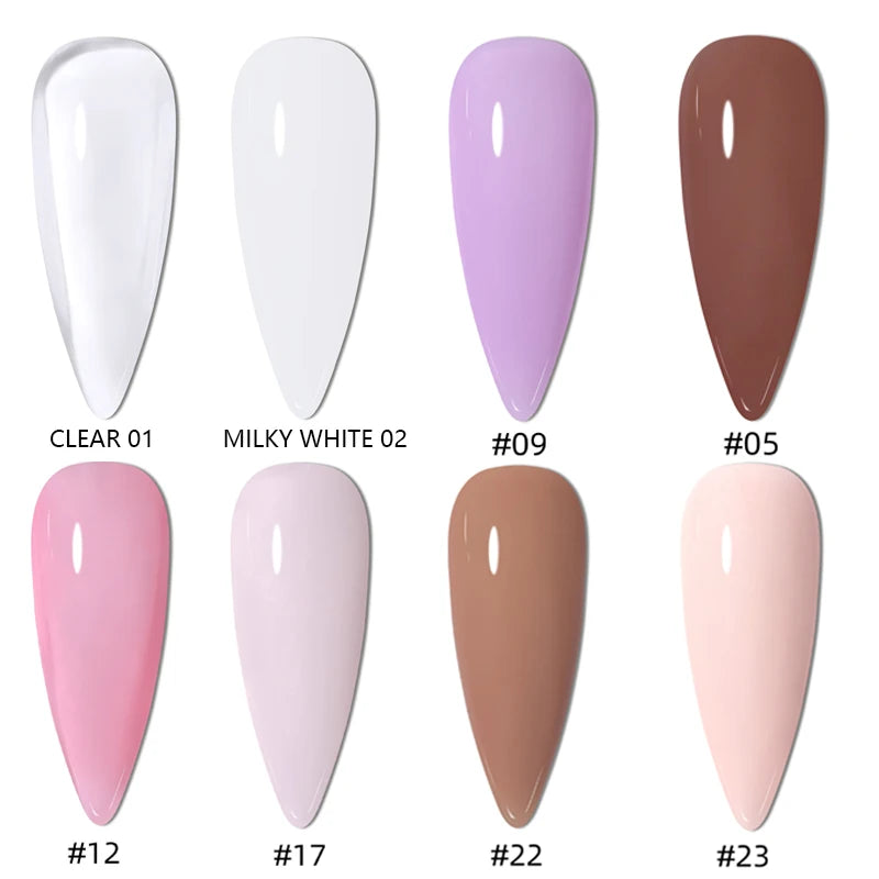 Jillnails 100g French Pink Nails Liquid Nail Builder UV Gel for Nail Extension Shape