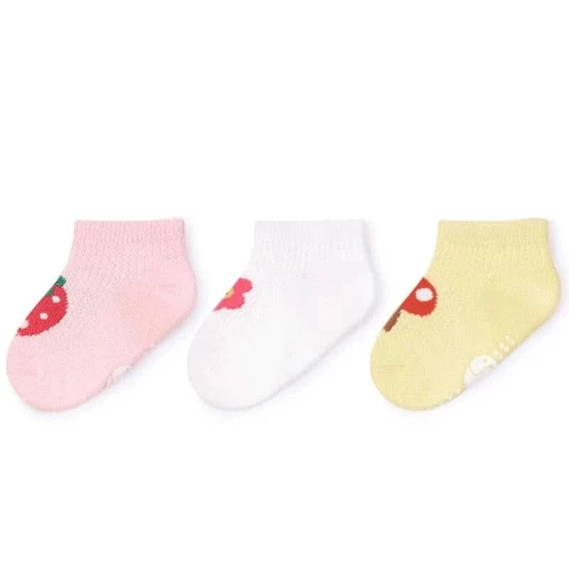 Breathable Anti-Slip Baby Mesh Socks (0-5Y) - Cartoon Boat Design - MERRIABaby SocksMERRIA