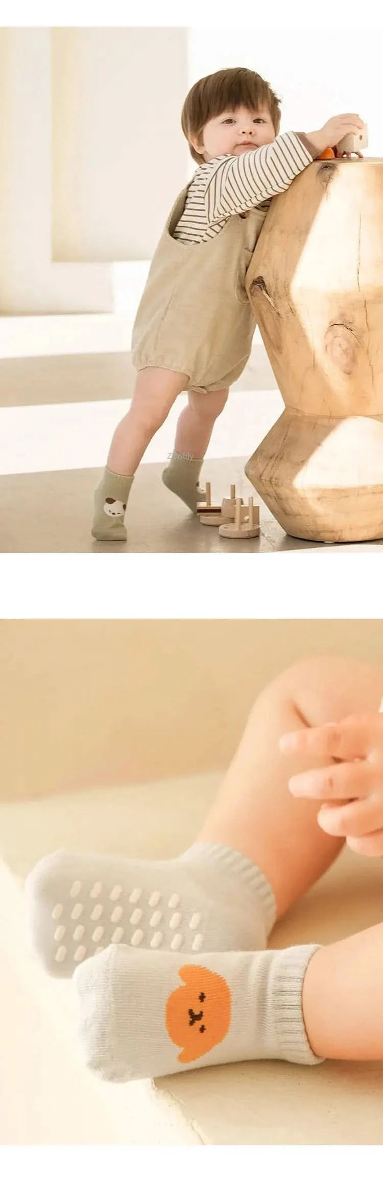 Breathable Anti-Slip Baby Mesh Socks (0-5Y) - Cartoon Boat Design - MERRIABaby SocksMERRIA