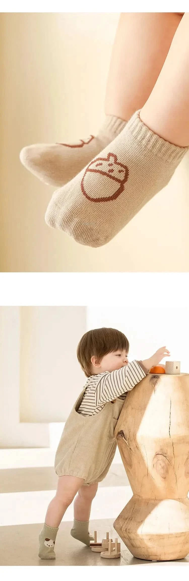 Breathable Anti-Slip Baby Mesh Socks (0-5Y) - Cartoon Boat Design - MERRIABaby SocksMERRIA