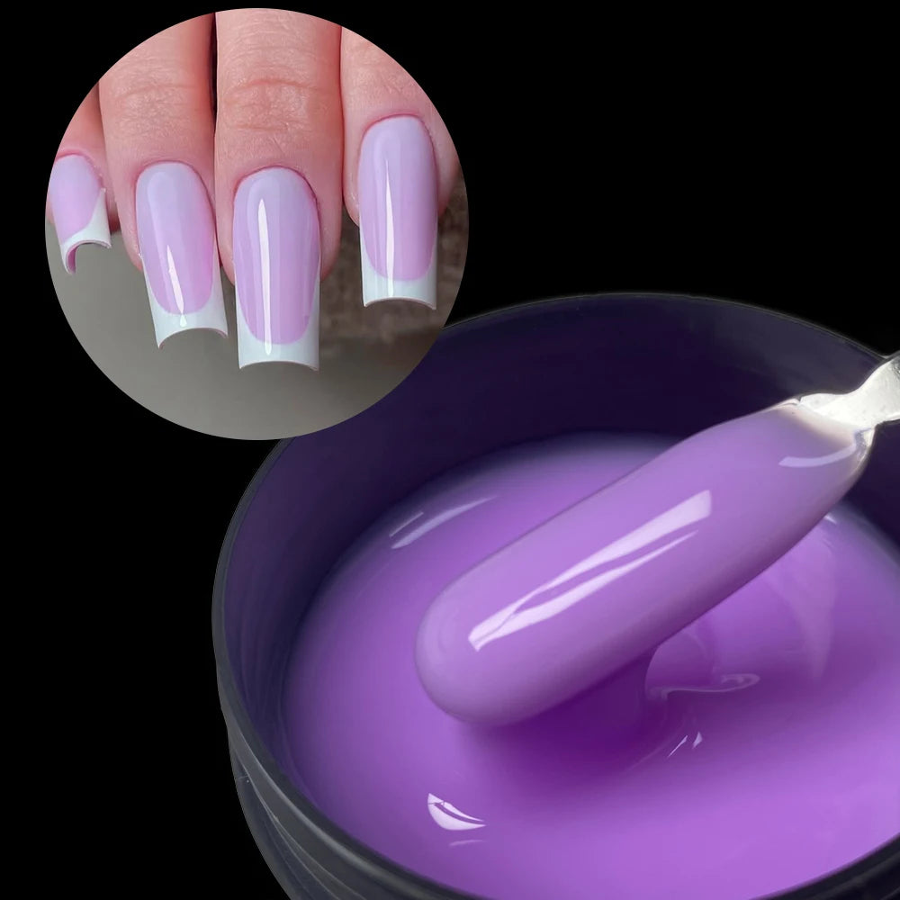 Jillnails 100g French Pink Nails Liquid Nail Builder UV Gel for Nail Extension Shape