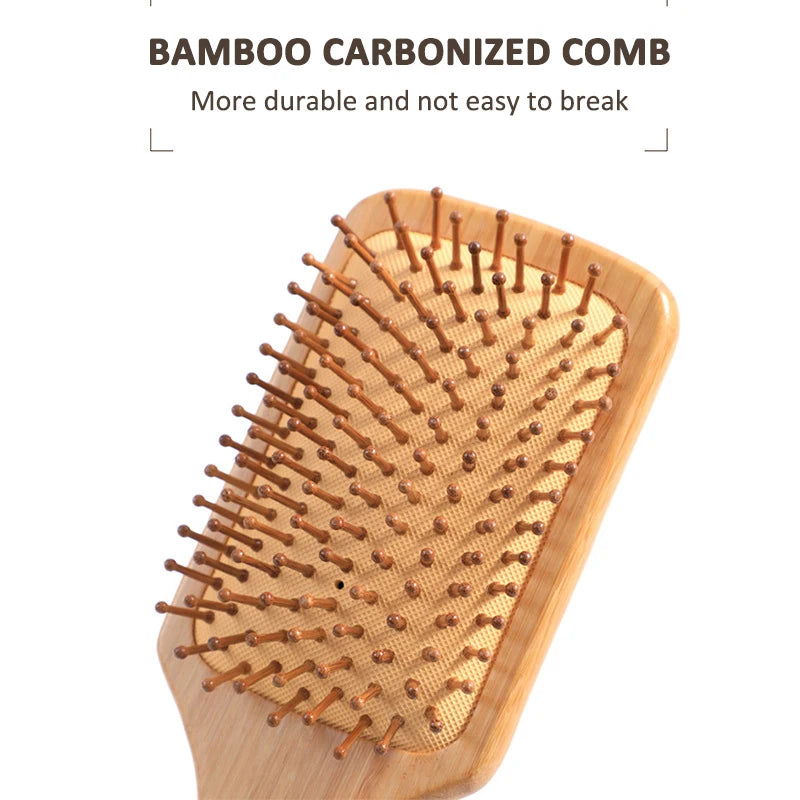 1Pc Hairdressing Air Cushion Comb Airbag Comb Health Care Massage Comb Straight Hair Comb Bamboo Comb