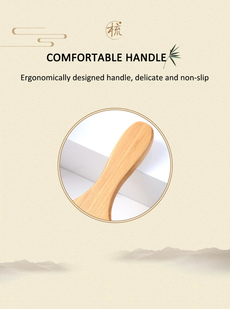 1Pc Hairdressing Air Cushion Comb Airbag Comb Health Care Massage Comb Straight Hair Comb Bamboo Comb
