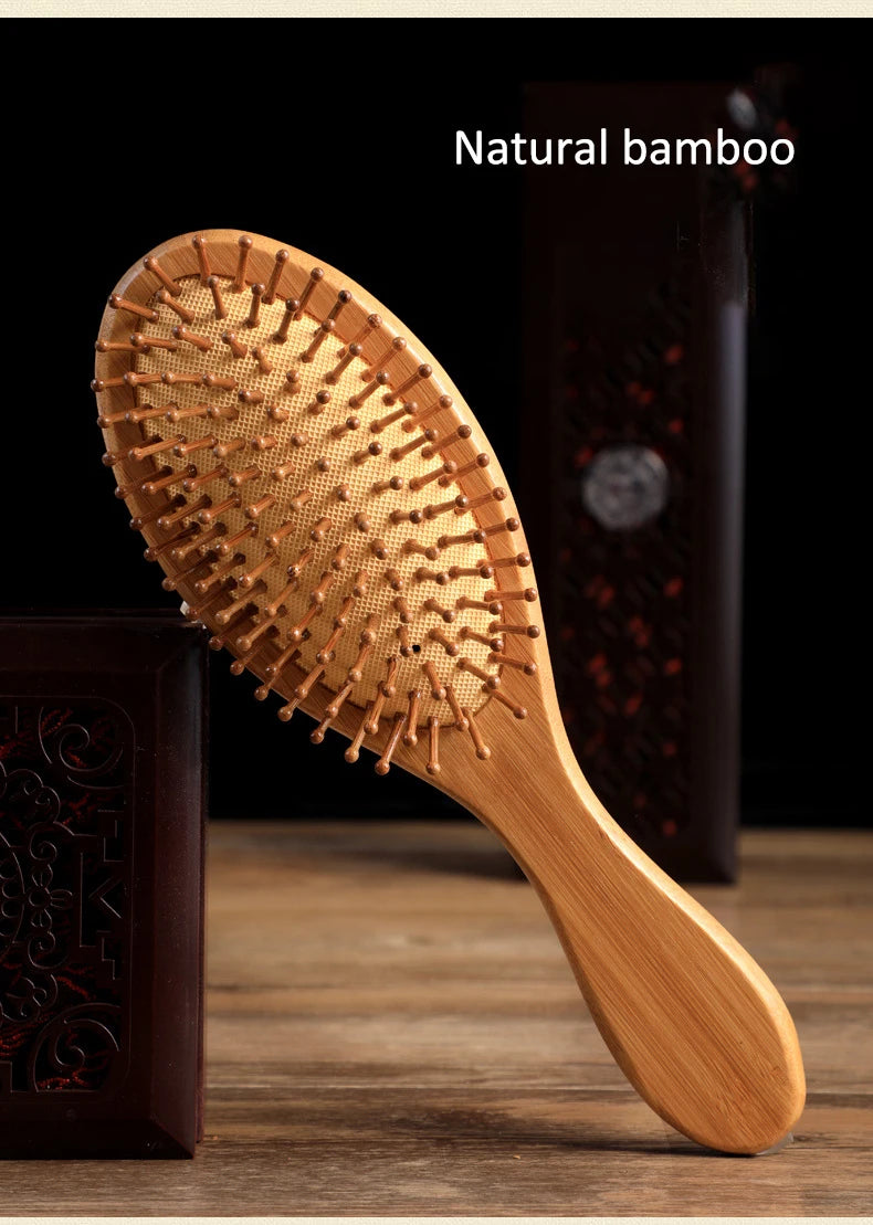 1Pc Hairdressing Air Cushion Comb Airbag Comb Health Care Massage Comb Straight Hair Comb Bamboo Comb