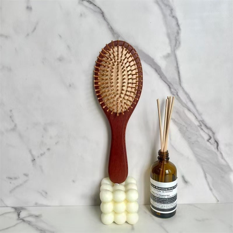 Natural Sandalwood Comb Massage Scalp Comb Smooth Hair Airbag Comb Wholesale