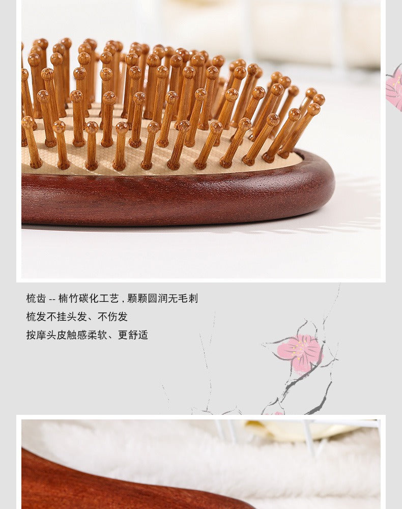 Natural Sandalwood Comb Massage Scalp Comb Smooth Hair Airbag Comb Wholesale