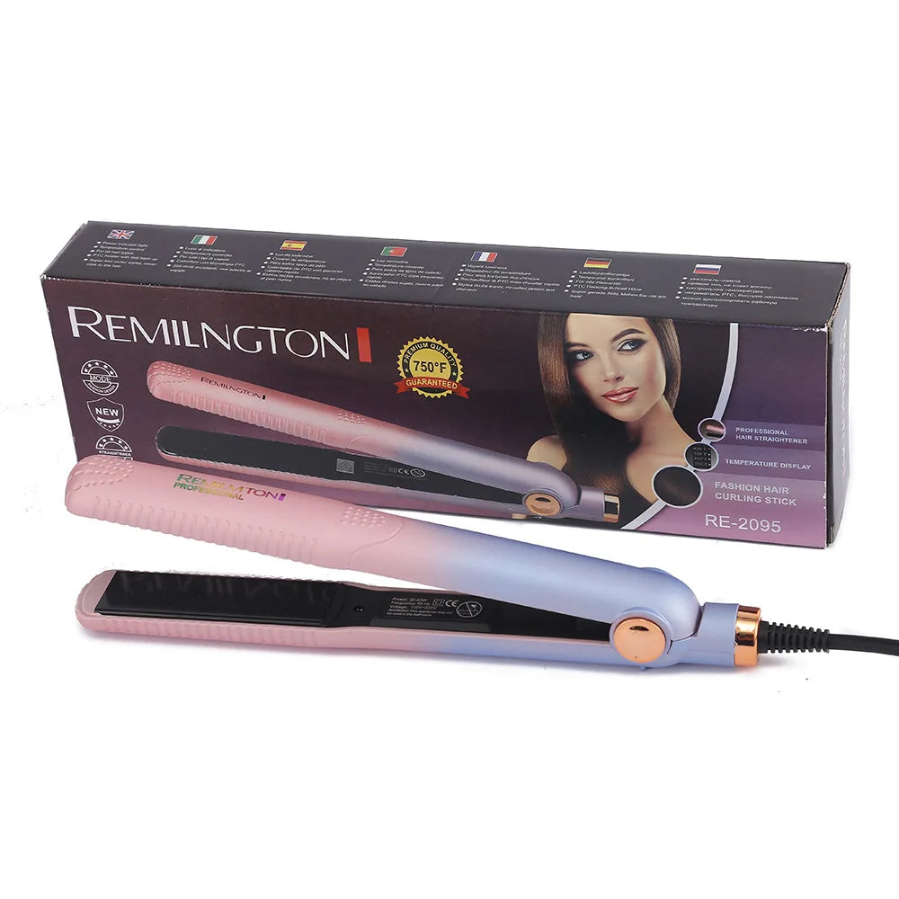 Hair Iron High Quality flat iron Straightening hot comb mini professional hair straightener & Curling Iron Styling Tools