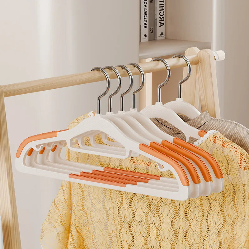 10PCS Heavy Duty Metal Coat Hangers – Non-Slip Suit & Jacket Hangers with Round Notches for Dresses & Shirts