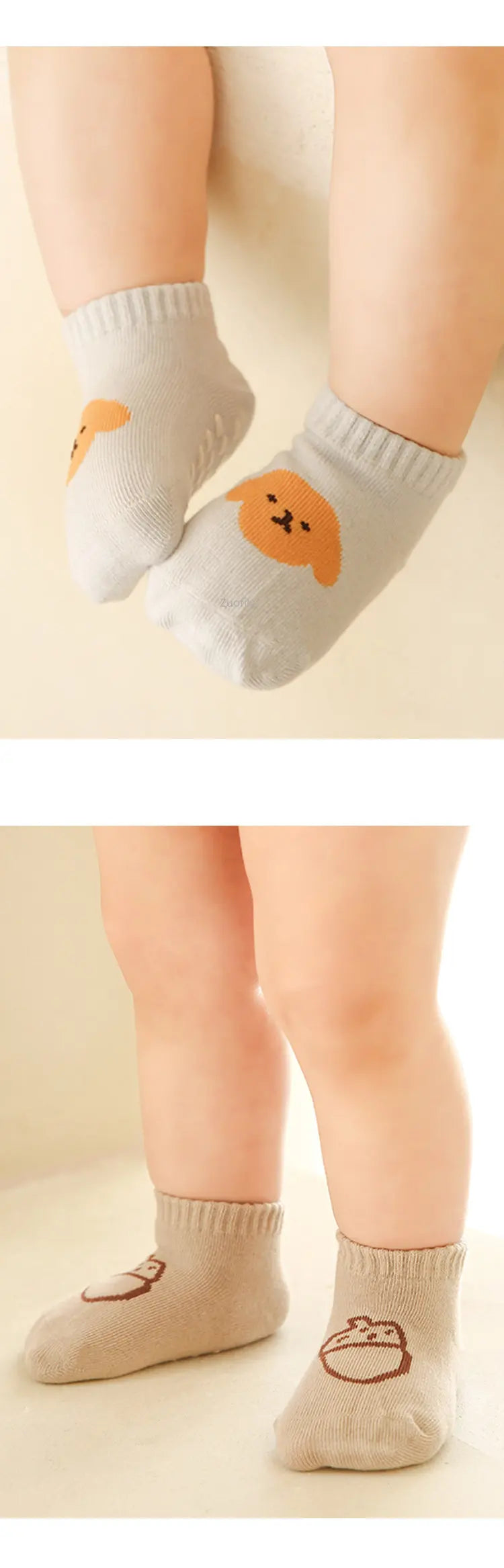 3 Pairs Baby Mesh Socks (0–5Y) – Breathable Anti-Slip Cartoon Boat Socks for Newborns & Toddlers – Unisex Summer Socks