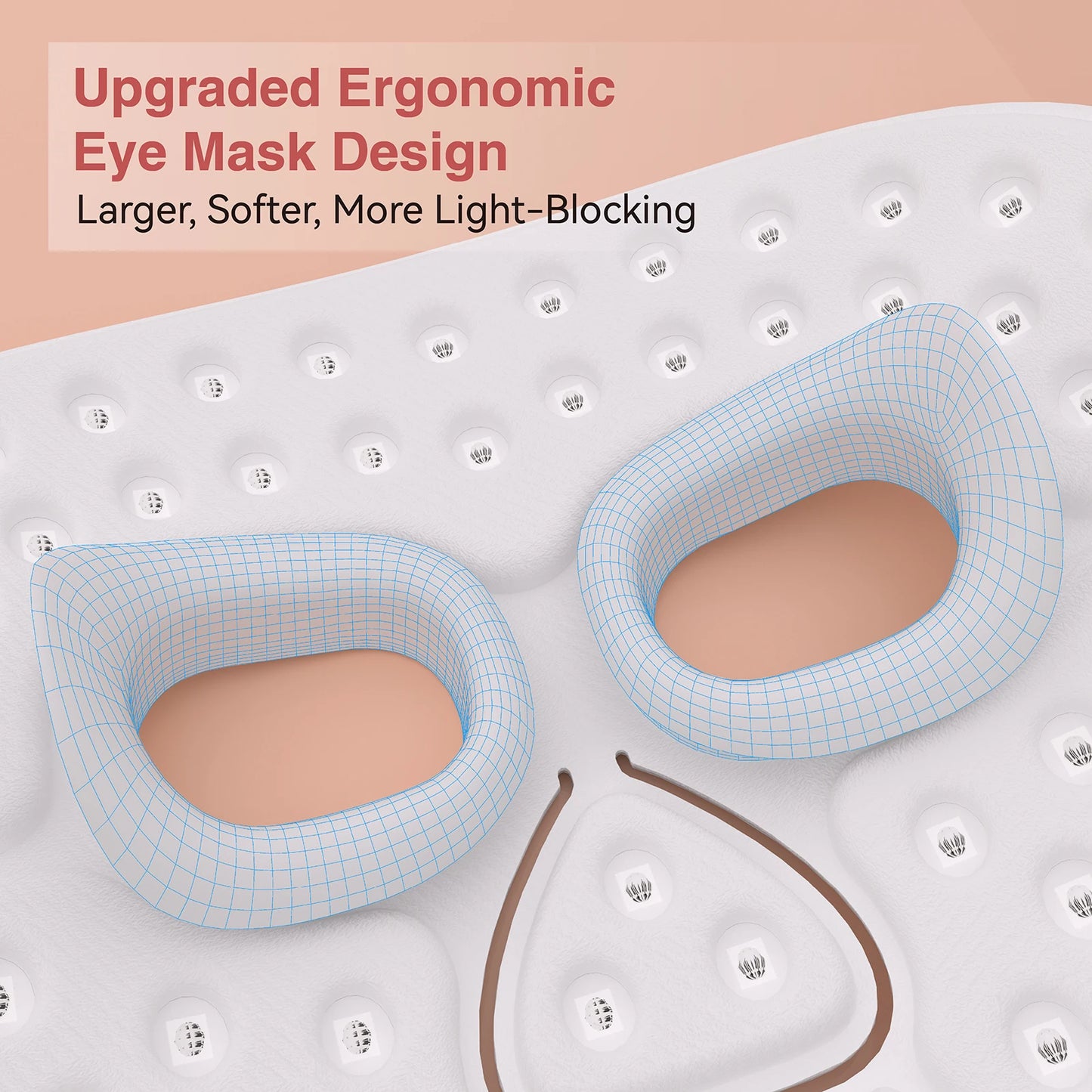 Hello Face M500S LED Mask – Skin Care Therapy Device for Face Rejuvenation, Perfect Gift for Lovers, Parents & Friends