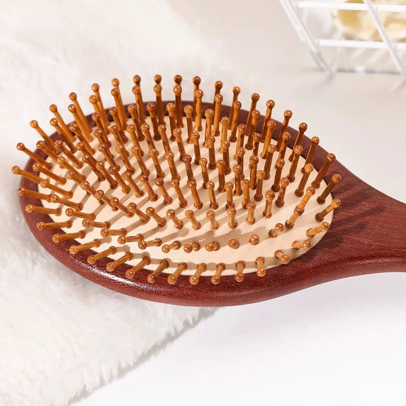 Natural Sandalwood Comb Massage Scalp Comb Smooth Hair Airbag Comb Wholesale