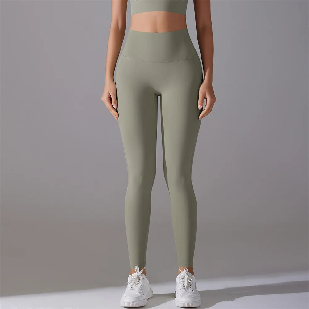 Yoga Leggings Women High Waist Women Fitness Leggings Breathable Sports Tights Leggings Gym Elastic Running Cycling Pant XP85