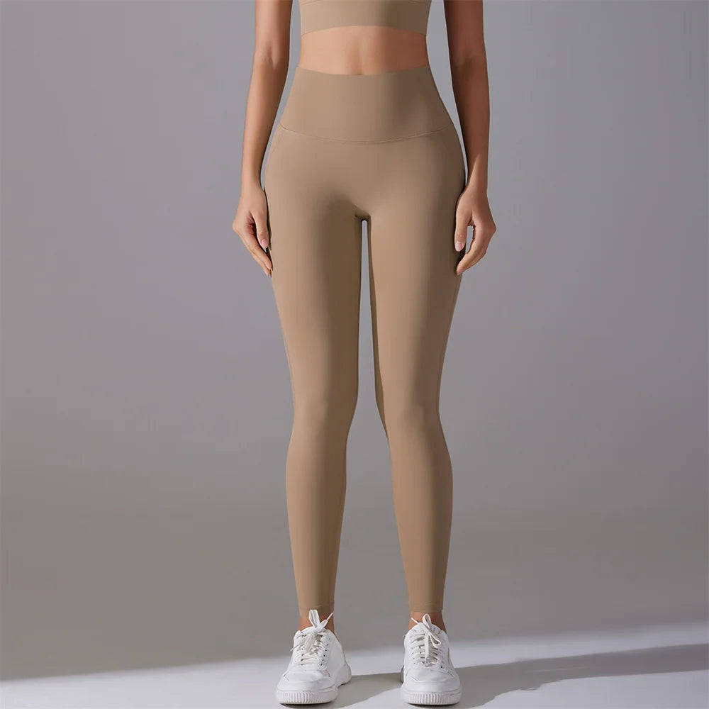 Yoga Leggings Women High Waist Women Fitness Leggings Breathable Sports Tights Leggings Gym Elastic Running Cycling Pant XP85