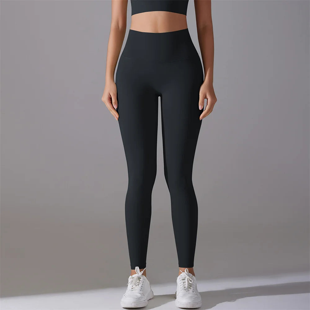 Yoga Leggings Women High Waist Women Fitness Leggings Breathable Sports Tights Leggings Gym Elastic Running Cycling Pant XP85