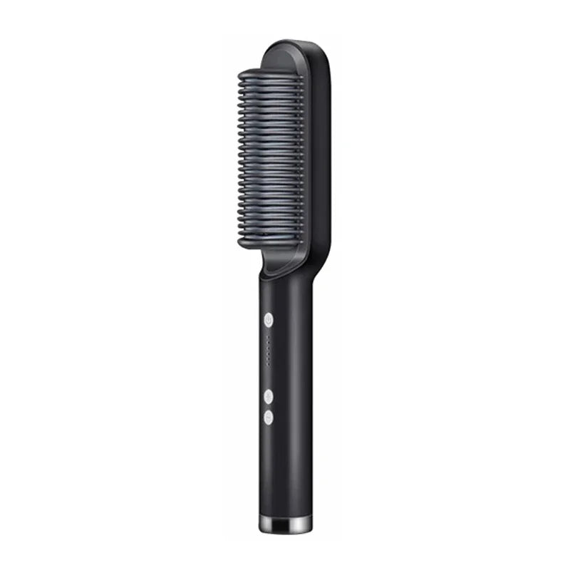 3 in 1 Electric Hot Heating Comb Hair Straightener Curler Wet Dry Hair Iron Straightening Brush Hair Styling Tool