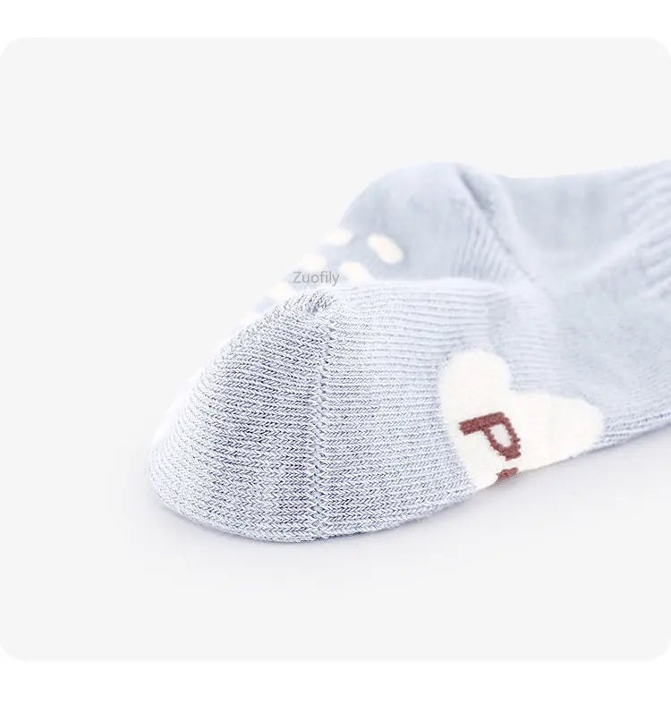 3 Pairs Baby Mesh Socks (0–5Y) – Breathable Anti-Slip Cartoon Boat Socks for Newborns & Toddlers – Unisex Summer Socks