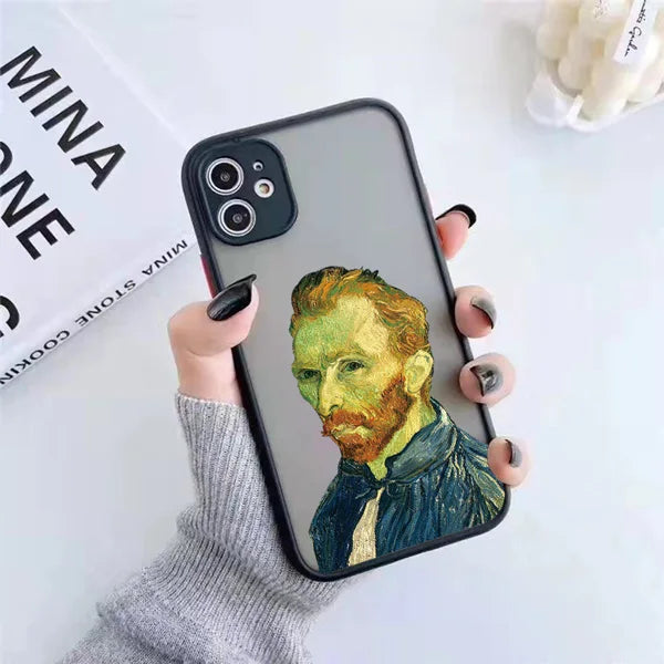 Van Gogh Art iPhone Case – Oil Painting Shockproof Cover for iPhone 14, 15, 16 Series