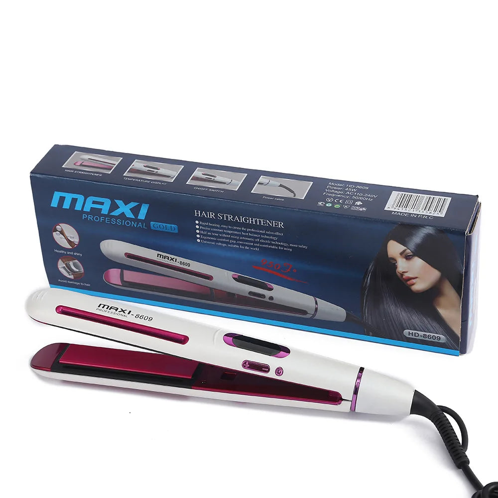 Hair Iron High Quality flat iron Straightening hot comb mini professional hair straightener & Curling Iron Styling Tools