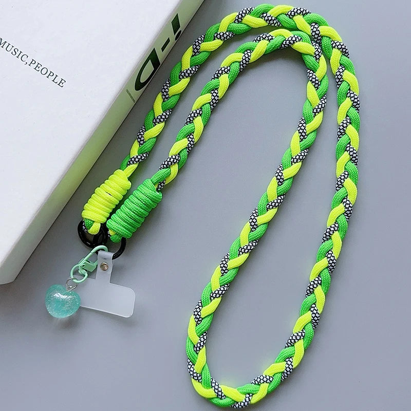 Creative Cartoon Phone Lanyard – Universal Crossbody Long Rope with Decorative Pendant for Mobile Accessories