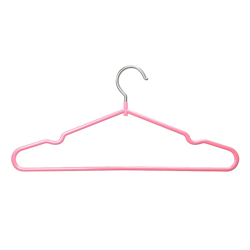 10PCS Heavy Duty Metal Coat Hangers – Non-Slip Suit & Jacket Hangers with Round Notches for Dresses & Shirts