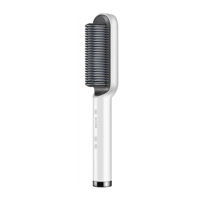 3 in 1 Electric Hot Heating Comb Hair Straightener Curler Wet Dry Hair Iron Straightening Brush Hair Styling Tool
