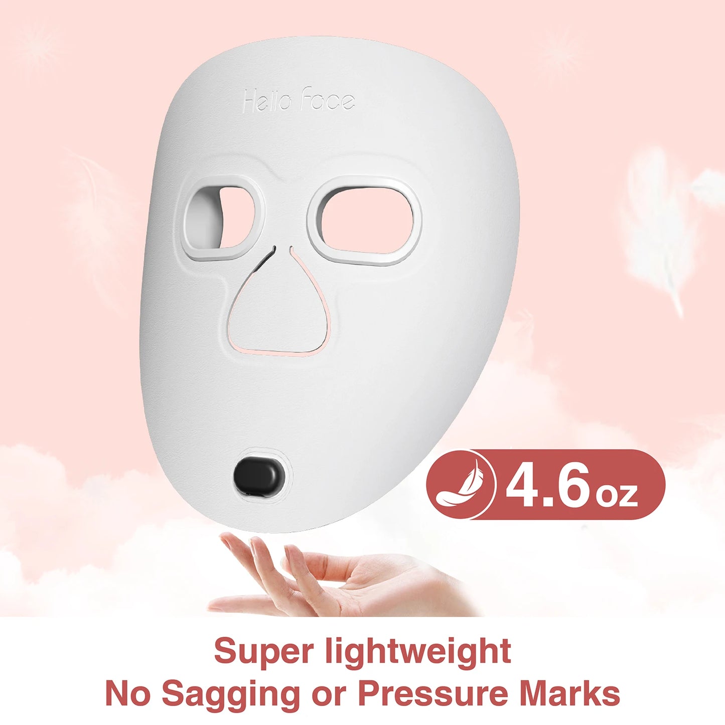 Hello Face M500S LED Mask – Skin Care Therapy Device for Face Rejuvenation, Perfect Gift for Lovers, Parents & Friends