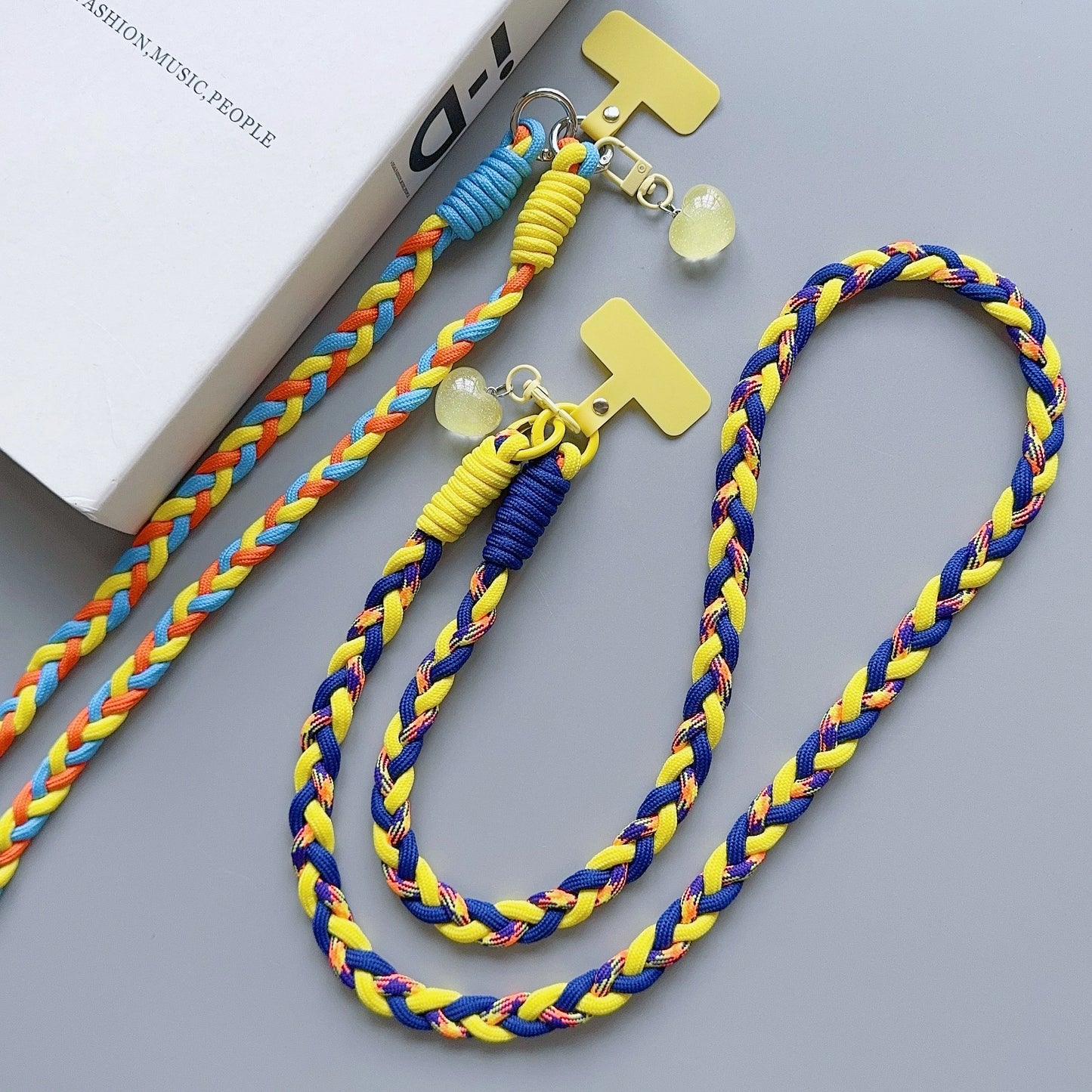 Creative Cartoon Phone Lanyard – Universal Crossbody Long Rope with Decorative Pendant for Mobile Accessories