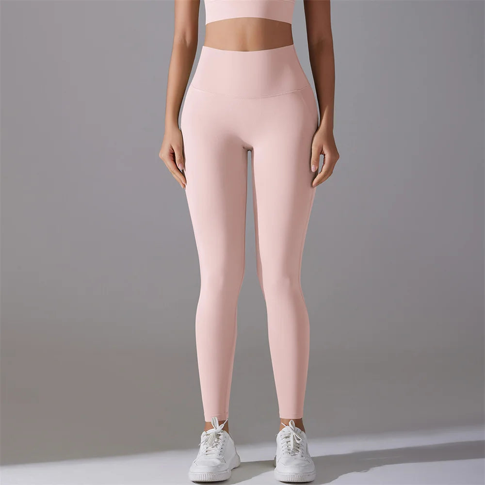 Yoga Leggings Women High Waist Women Fitness Leggings Breathable Sports Tights Leggings Gym Elastic Running Cycling Pant XP85