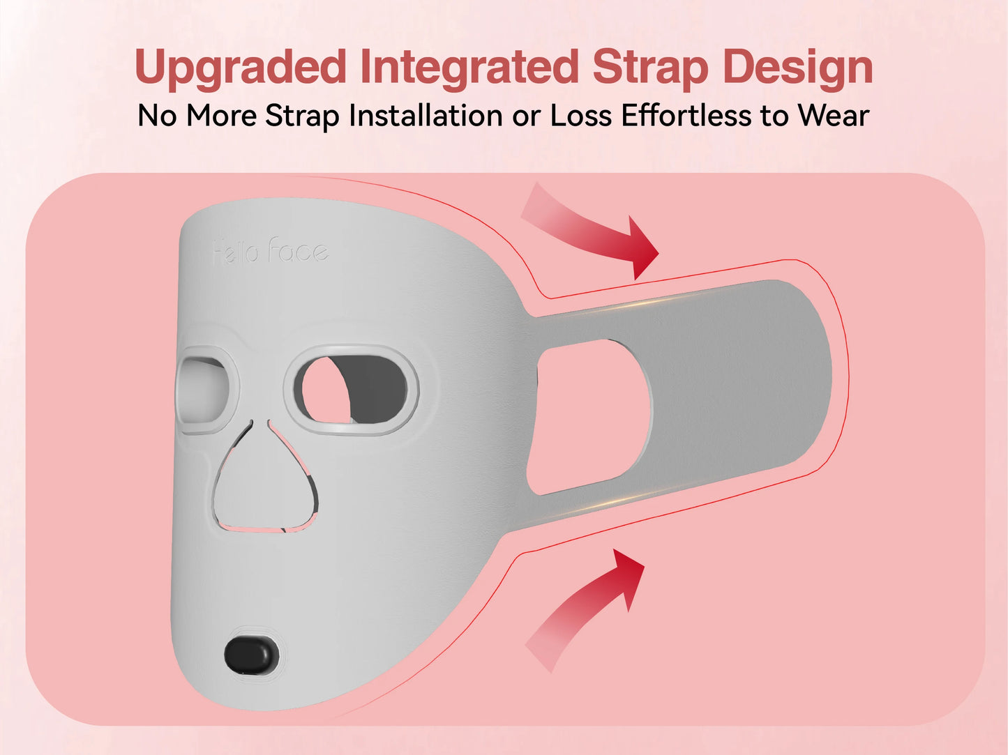 Hello Face M500S LED Mask – Skin Care Therapy Device for Face Rejuvenation, Perfect Gift for Lovers, Parents & Friends