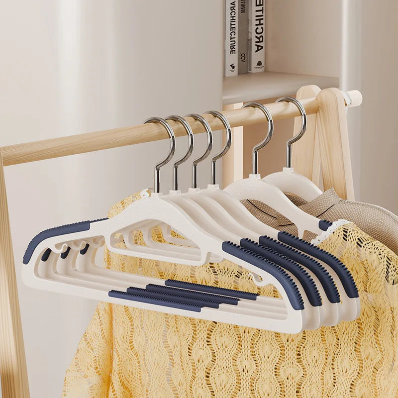 10PCS Heavy Duty Metal Coat Hangers – Non-Slip Suit & Jacket Hangers with Round Notches for Dresses & Shirts