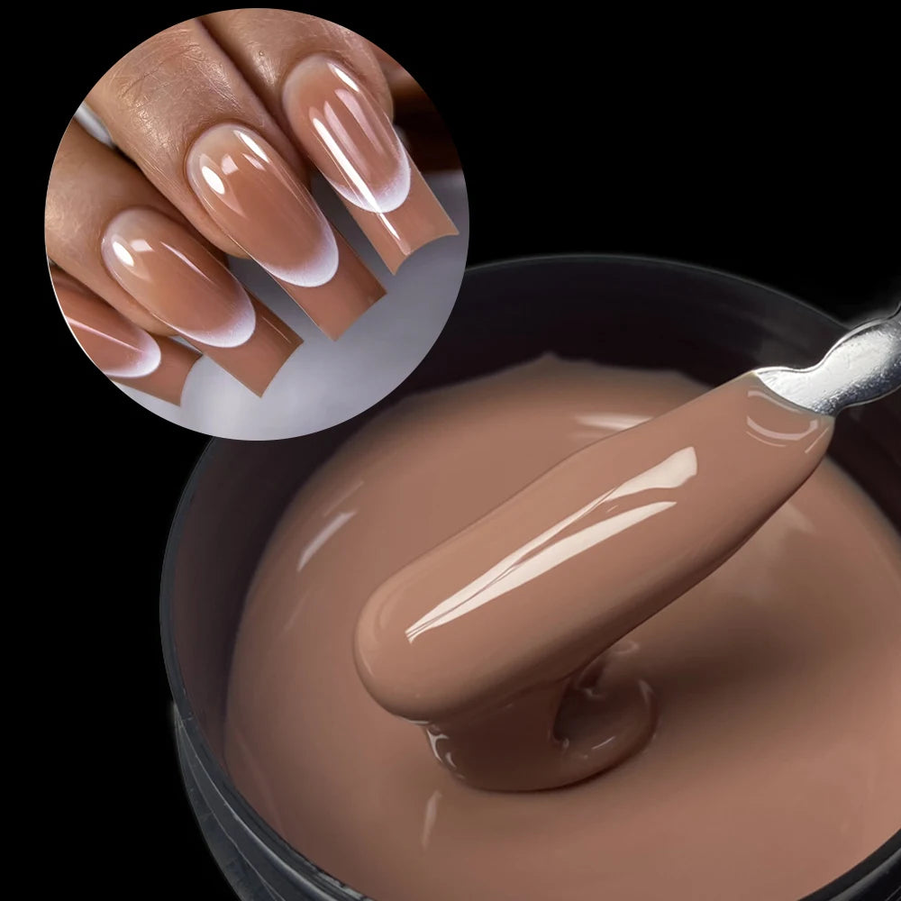 Jillnails 100g French Pink Nails Liquid Nail Builder UV Gel for Nail Extension Shape