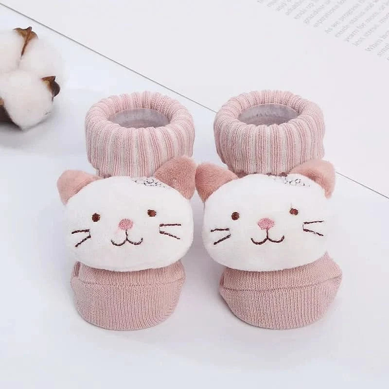 Cute Warm Non-Slip Baby Cartoon Socks - MERRIABaby SocksMERRIA