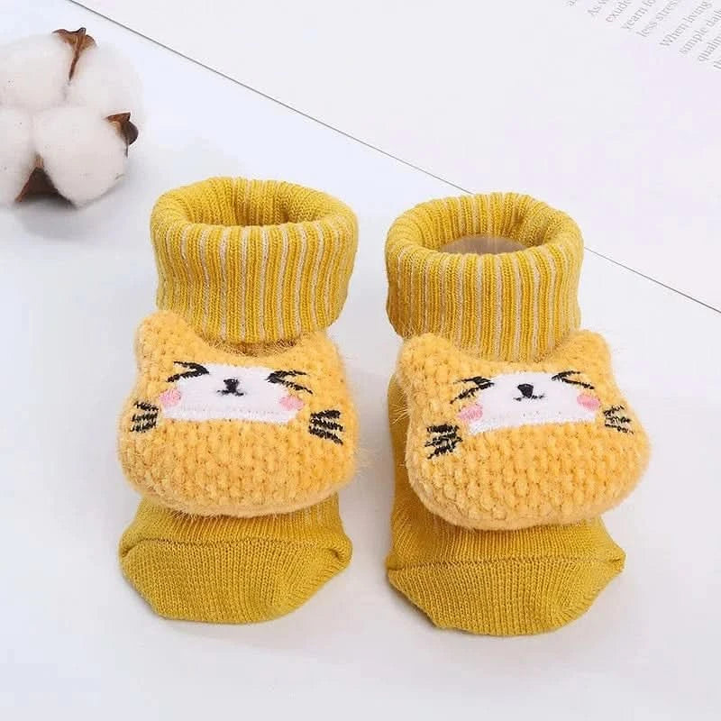 Cute Warm Non-Slip Baby Cartoon Socks - MERRIABaby SocksMERRIA