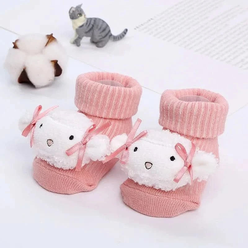 Cute Warm Non-Slip Baby Cartoon Socks - MERRIABaby SocksMERRIA