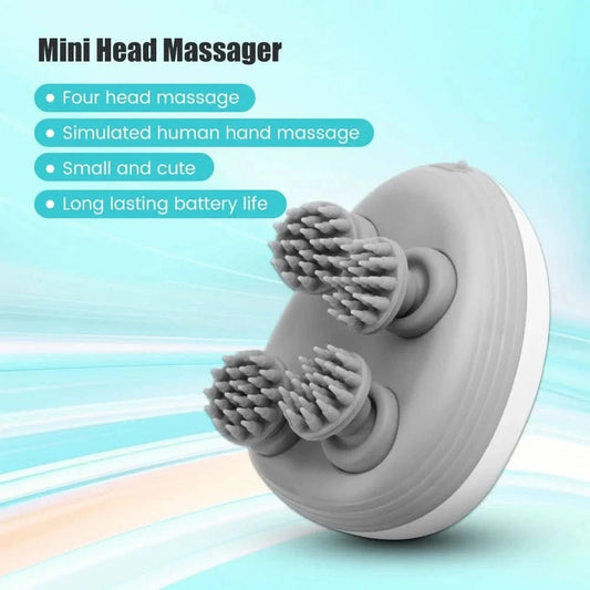 4 Kneading Head Electric Scalp Massager for Hair Growth & Stress ReliefHead MassagerMERRIA
