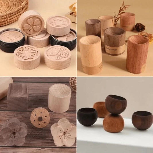 Portable Wooden Essential Oil Diffuser for Car, Desk & OfficeFragrance DiffuserMERRIA