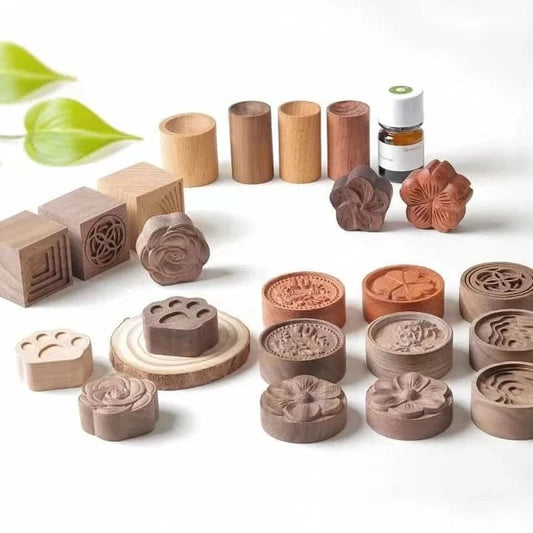 Portable Wooden Essential Oil Diffuser for Car, Desk & OfficeFragrance DiffuserMERRIA