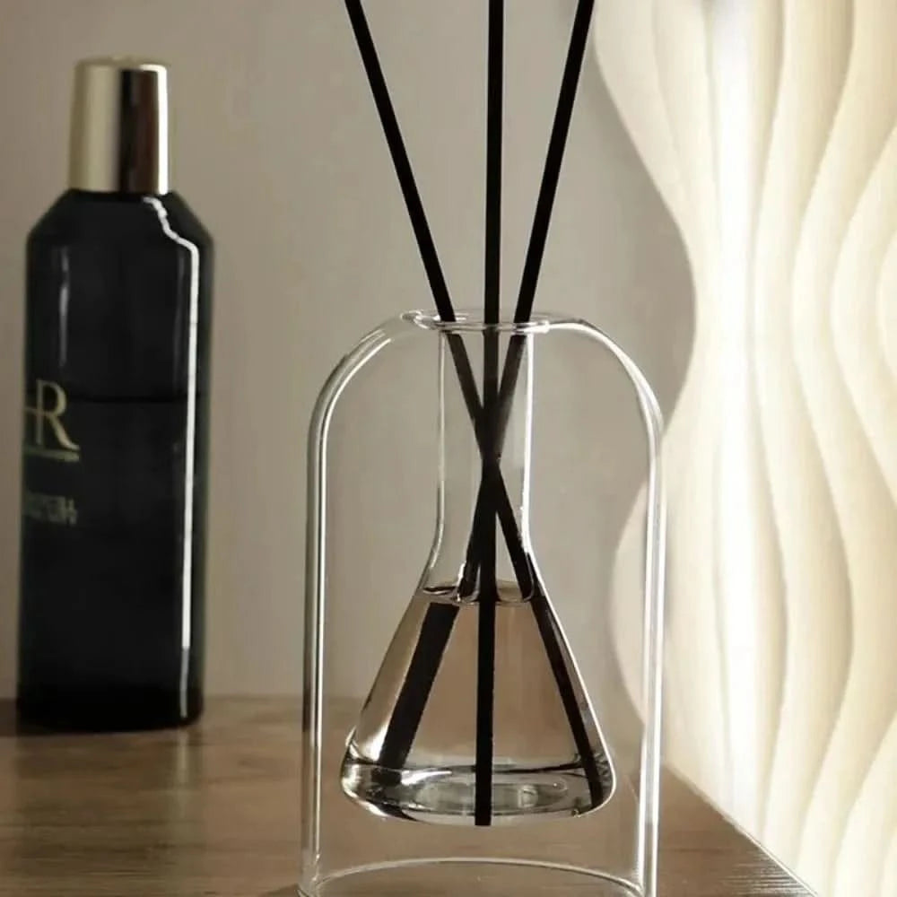Glass Reed Diffuser Bottle Set | Essential Oil Aromatherapy Decor | 130/200MLMERRIAFragrance Diffuser