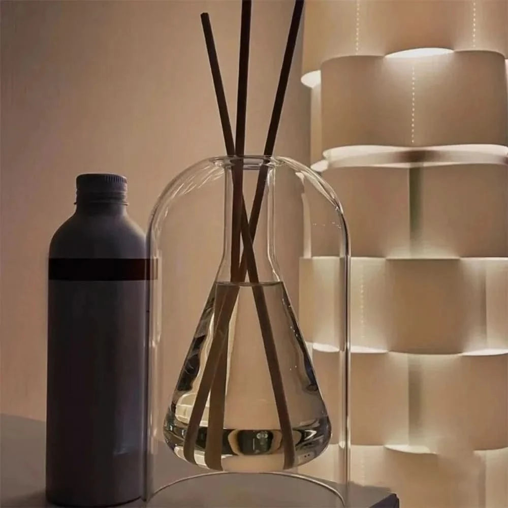 Glass Reed Diffuser Bottle Set | Essential Oil Aromatherapy Decor | 130/200MLMERRIAFragrance Diffuser
