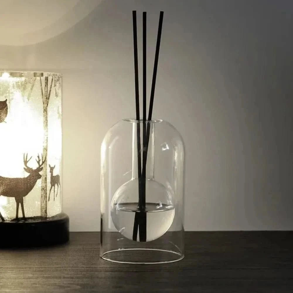 Glass Reed Diffuser Bottle Set | Essential Oil Aromatherapy Decor | 130/200MLMERRIAFragrance Diffuser