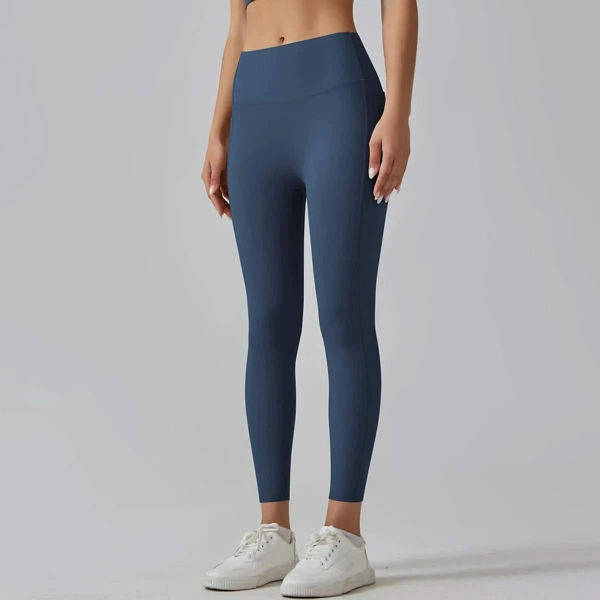 High Waist Yoga Leggings with Pockets - Tummy Control, Fitness & Sport Ready - MERRIAActivewearMERRIA