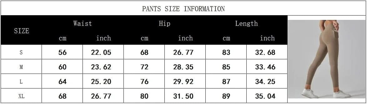 High Waist Yoga Leggings with Pockets - Tummy Control, Fitness & Sport Ready - MERRIAActivewearMERRIA