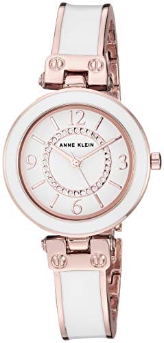 Anne Klein Women's Premium Crystals Watch & Bracelet