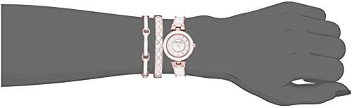 Anne Klein Women's Premium Crystals Watch & Bracelet