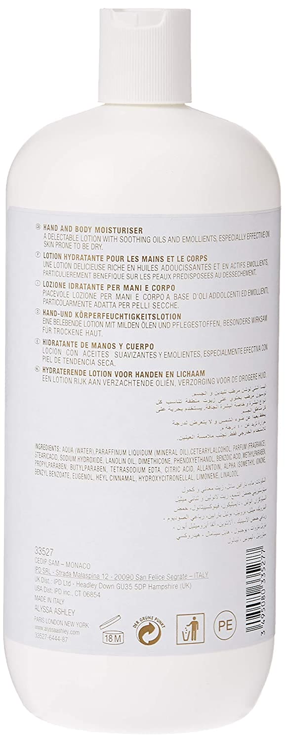 Alyssa Ashley White Musk Hand and Body Moisturizer, 750ml