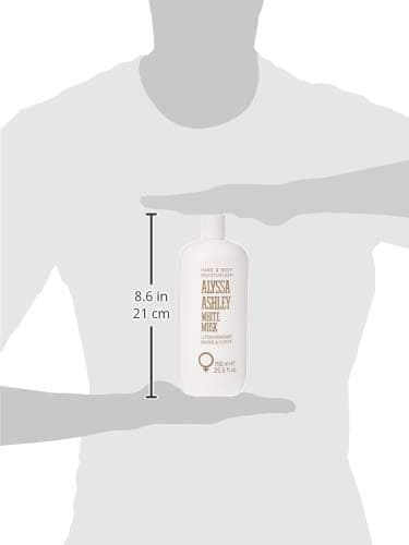 Alyssa Ashley White Musk Hand and Body Moisturizer, 750ml