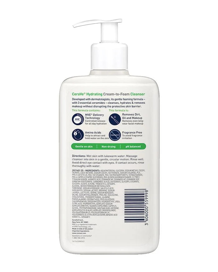 Cerave Cream-to-Foam Cleanser