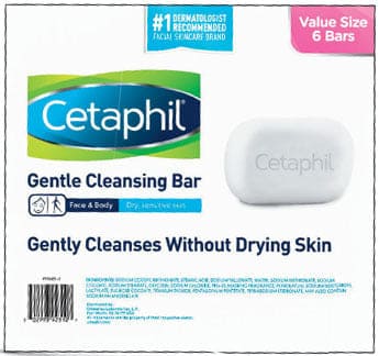 Cetaphil Gentle Cleansing Bar (6pcs / 4.5 OZ)