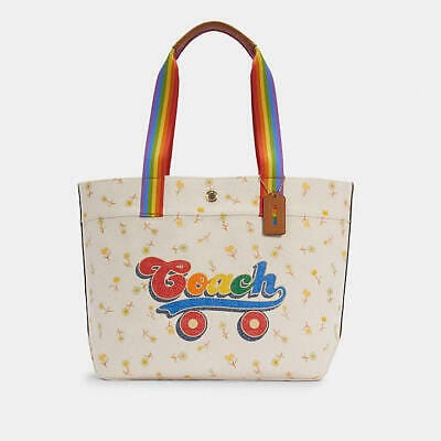 Coach Canvas Chalk Rainbow Pride