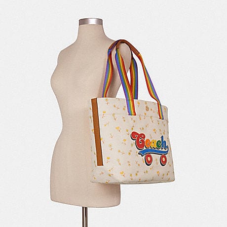 Coach Canvas Chalk Rainbow Pride